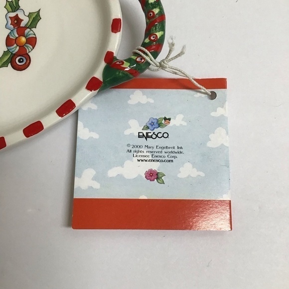 Mary Engelbreit Mini Tea Set Home Sweet Home 2000 Christmas Touches Ceramic NEW - Picture 9 of 10